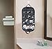 MISSLO Hanging Jewelry Organizer 9 Zippered Pockets Travel Roll Up Bag for Necklace Bracelets jewelry Storage Pouch