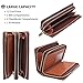 Men Genuine Leather Large Clutch Bag RFID Blocking Organizer Wallet