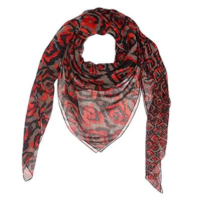 Accessories First Graphic Square Womens Polyester Printed Scarf Accessories First Graphic Square Womens Polyester Printed Scarf