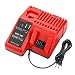 YABELLE Replacement Lithium-ion Battery Charger for Milwaukee 48-59-1812 M12 or M18 18V and 12V Multi Voltage Lithium 48-11-1850 48-11-1840 48-11-1815 48-11-1828