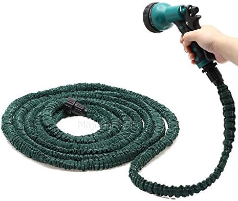 New Deluxe 75 Feet Expandable Flexible Automatically Expands Up To 3 TimesGarden Water Hose w/ Spray Water Nozzle