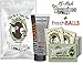 Fresh Balls Anti-Chafing Lotion and Asswipes Singles Flushable Wipes with Vitamin E and Aloe (3.4 oz tube & 15 Singles)