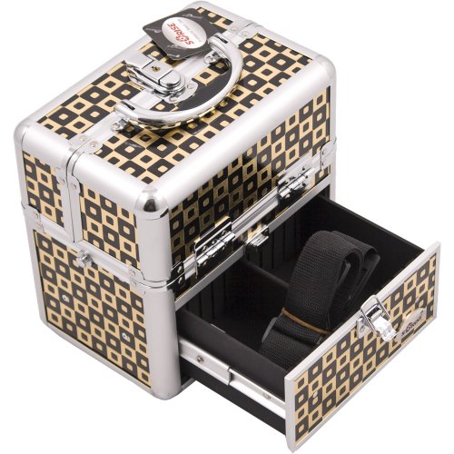 SUNRISE Nail Polish Organizer Case Travel Storage, 24 Bottle Capacity