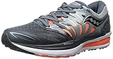 Saucony Men's Hurricane ISO 2 Running Shoe, Grey/Charcoal/Orange, 11.5 M US