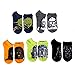 Star Wars Boys' Big Men's 5 Pack No Show, Assorted, Sock Size 10-13, Shoe Size 6-12