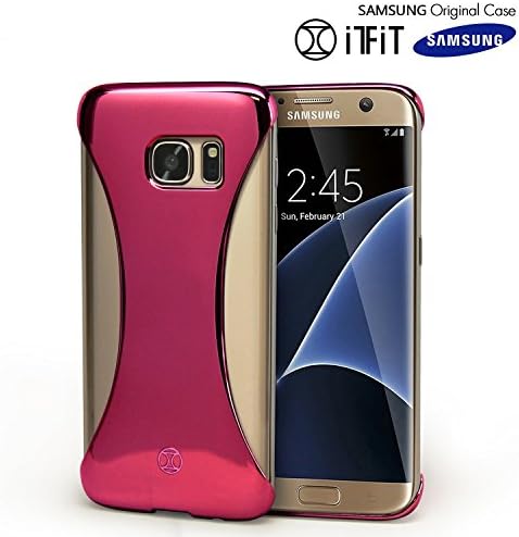 Galaxy S6 Edge+ Case, Original Samsung [SexyBack] Slim [Form Fitting] Back Cover [Precision Fit] [Extra Wide Earphone Jack] Case for Samsung Galaxy S6 Edge Plus - Pink