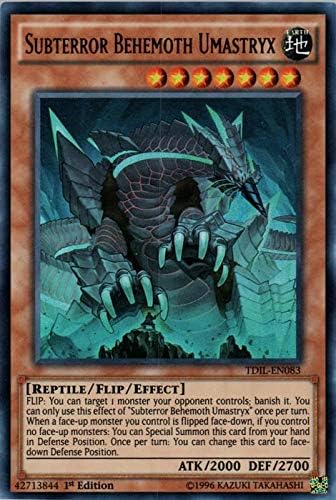 YU-GI-OH! - Subterror Behemoth Umastryx (TDIL-EN083) - The Dark Illusion - 1st Edition - Ultra Rare