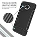 Moto Z Force / Moto Z Force Droid Case, TUDIA Carbon Fiber Design Lightweight [TAMM] TPU Bumper Shock Absorption Case for Motorola Moto Z Force (Black)