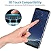 [2-Pack] Galaxy S8 Plus Glass Screen Protector, XKAUDIE Screen Protector [No Bubbles][Anti-Glare][Anti Fingerprint] 3D Curved Tempered Glass Screen Protector for Samsung Galaxy S8 Plus - Black