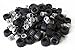 LEGO City Complete Wheel Assembly Lot, 20 Black Axles, 40 Black RUbber Tires, 40 Light Gray Wheels