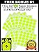 EASYSHOT Shooting Targets 18 X 12 inch. Shots are Easy to See with Our High-Vis Neon Yellow & Red Colors. Thick Silhouette Paper Sheets for Pistols, Rifles, BB Guns, Airsoft, Pellet Guns & More.