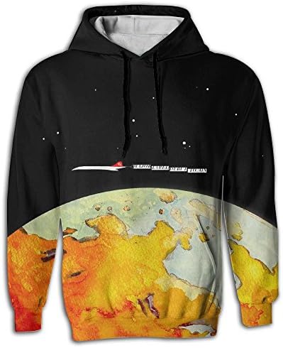 Unisex 3D Printed Hoodies Planet Pockets Hoodie Sweatshirts Plus Velvet Trend For Mens Womens