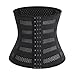 Bafully Weight Loss Hourglass Waist Trainer Body Cincher Sport Workout Shapers (S, Black)