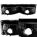 AKKON - For 94-98 GMT400/480 Chevy GMC C/K Series Pickup Truck Suburban Blazer Tahoe Headlight + Bumper + Corner light