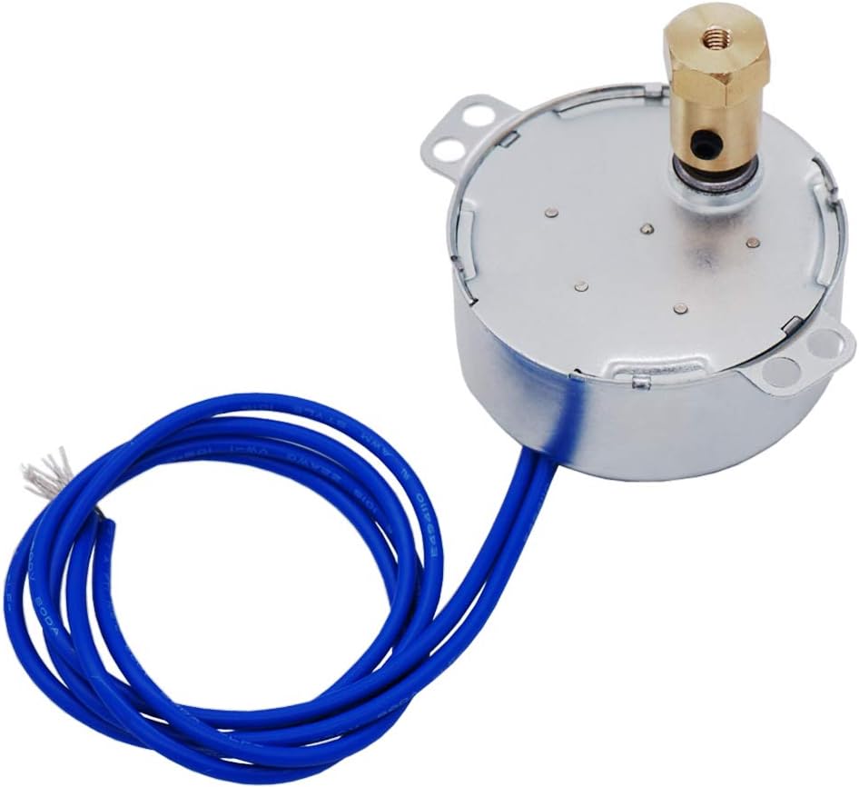 Twidec/7mm Flexible Coupling Connector Synchronous Motor AC100~127V 50/60HZ Turntable Synchron Motor 4W CW/CCW Electric Motor 2.5-3RPM/MIN+Hexagon Shaft motor flexible coupling coupler TYC-50-2.501P - - 