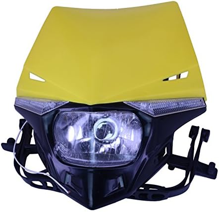 Motorcycle Dirt Bike Supermoto Universal LED Headlights Headlamp StreetFighter For KTM RM125 RMZ250 450 RMX250 450 DRZ400 DR250
