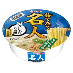 エースコック 茹でたて名人 コクしおらぁ麺 91g×12個