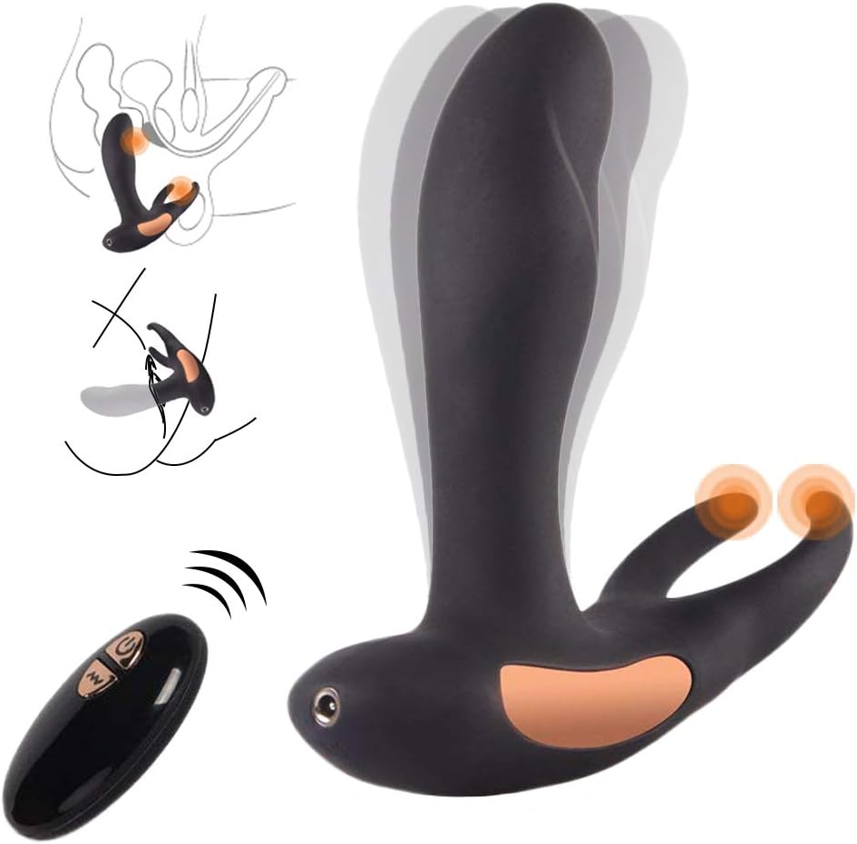 Waterproof Prostrate Stimulator,Amal Toys for Beginners Men and Women Wand Massger Thrusting and Vibranting Sexy Toystory for Sex Adults,Smart Plug