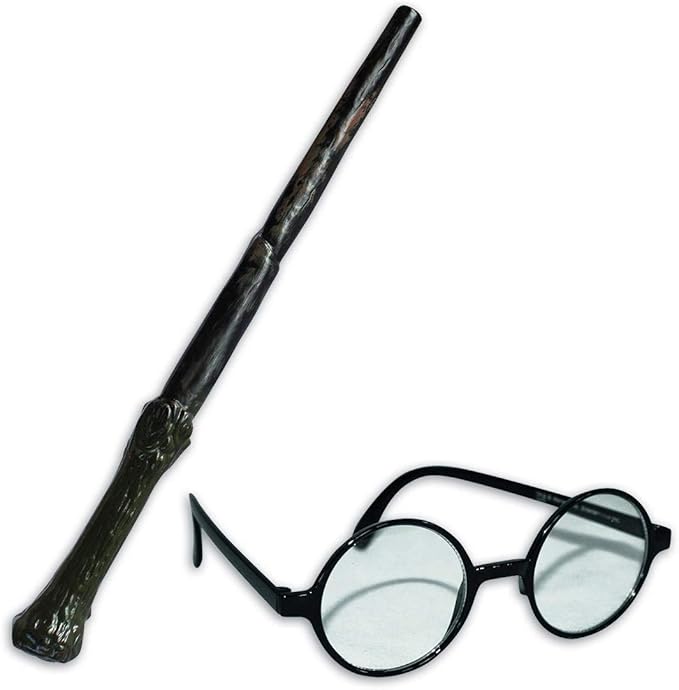 Harry Potter Accessory Kit with Magic Wand and Glasses Costume Accessory Kit