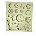 Anyana mini Steam Punk Silicone Cake decorating Mold Cogs Gear Screw Fondant chocolate mould Cupcake Cooking Tool icing baking vintage