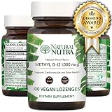Natural Nutra Methyl B12, Natural Berry Flavor, 100 Lozenges, 1000 mcg