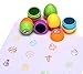 12 Ct Easter Egg Stampers Toys for Kid's Basket Stuffer Hunt Game--Party Favors Gifts