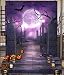 OurWarm 5x7FT Halloween Photo Cloth Backdrop Photography Background for Halloween Party Decorations Studio Photo Props