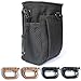 Tactical Gear Bundles Molle Drawstring Magazine Dump Pouch and 4 Piece Grimloc Locking D-Ring, Military Adjustable Belt Utility Fanny Hip Holster Bag Outdoor Ammo Pouch, Black