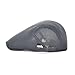 VOBOOM Men Breathable mesh Summer hat Newsboy Beret Ivy Cap Cabbie Flat Cap (Dark Grey)