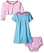 Gerber Baby Girls' 3-Piece Cardigan, Dress and Diaper Cover Set, Tiny Butterflies, 6-9 Months