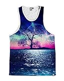 INTO THE AM A World Away Premium All Over Print Tank Top (X-Large)