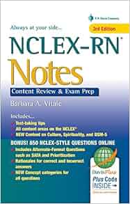 Nclex Rn Notes Content Review Amp Exam Prep 9780803660458