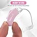 Hearing Aids for Seniors - Behind the Ear Sound Amplifier Set, BTE Hearing Ear Amplification Device and Digital Hearing Amplifier PSAP for Hard of Hearing, Noise Reducing, Pink by MEDca