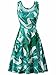 FENSACE Women's A Line Sleeveless Flare Holiday Dress,18034-4,Small