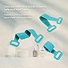HEETA Soft Silicone Back Body Scrubber Exfoliating Shower Bathing Brush with Handle, Deep Clean SPA Massage Skin Care…