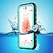 iPhone SE/5/5S Waterproof Case, iThrough iPhone SE/5/5S Underwater Case, Dust Drop Snow Shock Proof, Heavy Duty Protective Carrying Case Cover for iPhone SE 5S 5 (Lake Blue)