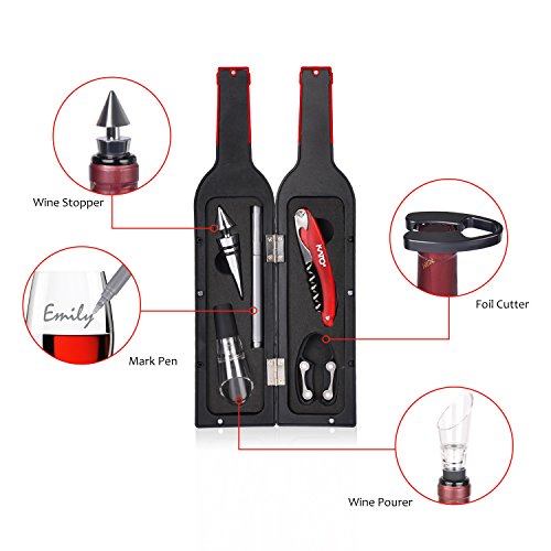 4 Wine+Opener+Accessories+Gift+Set