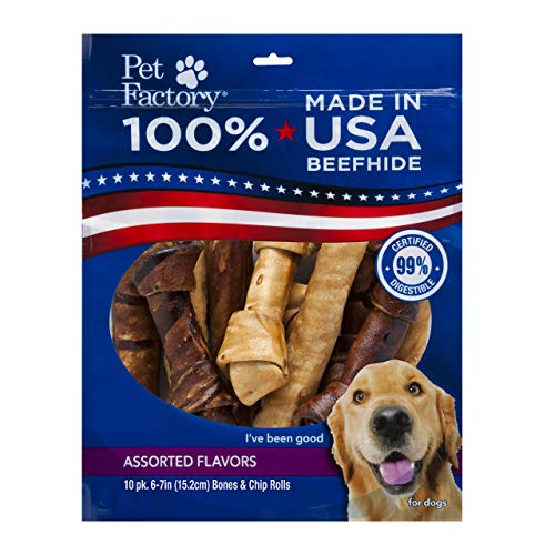 Pet Factory 78254 Made in USA Value Pack Assorted Flavored (Beef & Chicken) 6-7