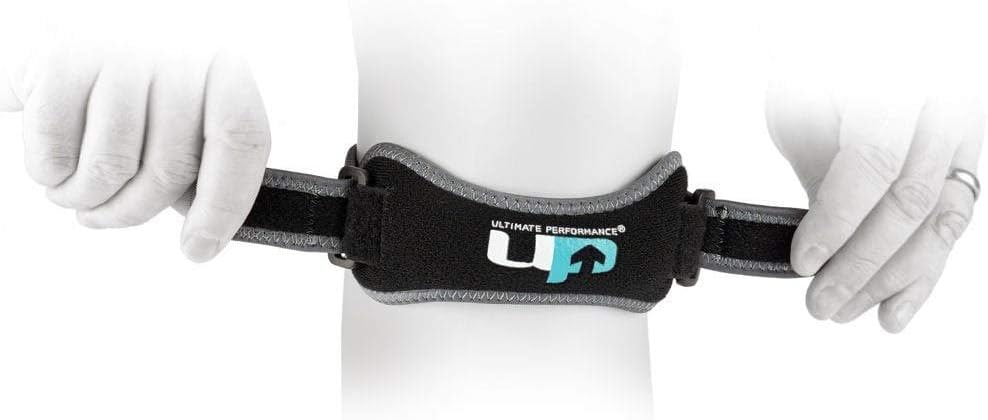 Ultimate Performance UP Advanced Patella Strap, OSFA, Black/Grey, One - Image 3
