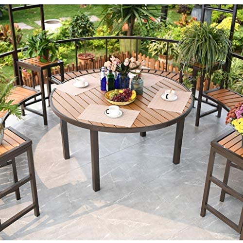 HLZY Gartenmöbel Pavillon Außen Gazebos for Patios mit Schreibtisch, Innenhof Pavillon, Außen Partei Pergola mit Netting… – Bild 3