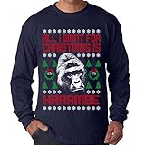 All I Want For Christmas IS Harambe Ugly Christmas Long Sleeve Shirt