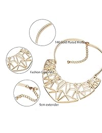 Onnea gargantilla de tono dorado para mujer