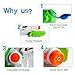 ToyerBee Water Guns for Kids, 2pack Squirt Guns with 41 Fluid Ounces High Capacity & 8M Shooting Range, Water Toys for Kid&Adult