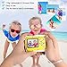 BYbrutek Kids Camera, 12MP HD Children Underwater 3M Waterproof Action Camera Camcorder, 2-Inch LCD, 4X Digital Zoom, 5 MP CMOS Digital Camera (Yellow)