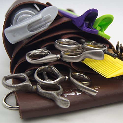 Chic Frcolor Scissor Pouch Holster With Belt Hair Stylist Scissors