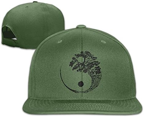 Unisex Bonsai Tree Yin Yang Hip Hop Distressed Outdoors Operater Hat