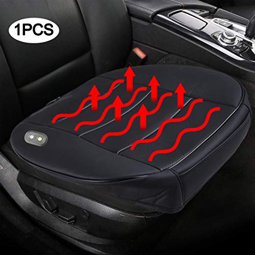 Big Hippo Heated Car Seat Cushion-Universal 12V Car 24V Truck Front Seat Heating Seat Covers Pad Protector with Temperature Controller and DC Charger for Car Interior,Home,Office Chair(1 PC) - Thumbnail 6