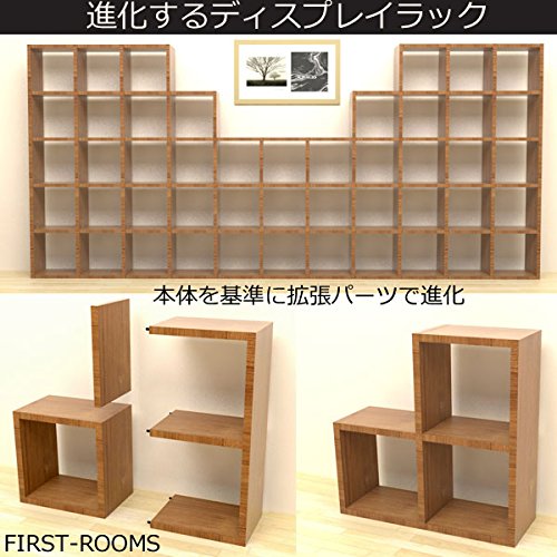 憧れの ディスプレイラックカラーボックス オーブンタイプ 幅87 奥行き30 高さ211ｃｍ ブラウン レクタックス B01ib273o4 オープンシェルフラック Www Wwmp Org Za