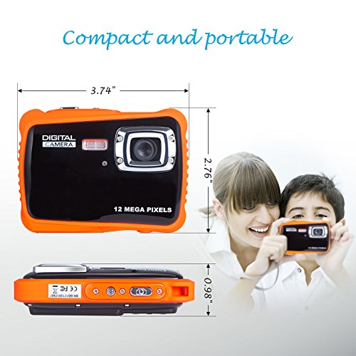 5 Waterproof+FLAGPOWER+Camcorder+Display+Digital