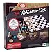 Ideal Premium Wood Cabinet 10 Game Set